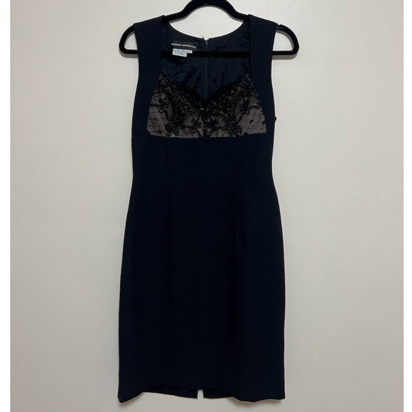 Donna Morgan Dresses & Skirts - Donna Morgan Sleeveless Cocktail Dress SIZE: 6 BLACK Lace & Bead Sequin